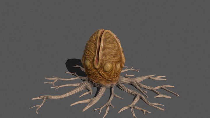 Xenomorph Egg, from the alien movies 3D Model