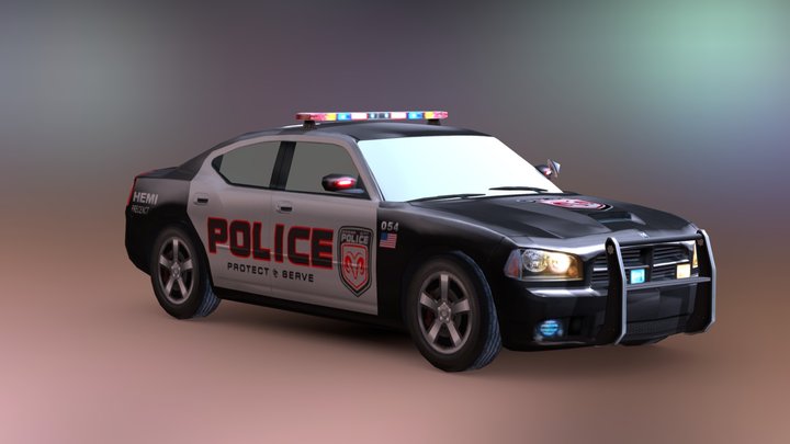 Dodge Charger LX Police Car