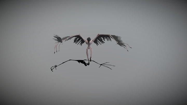 Crow Demon 3D Model