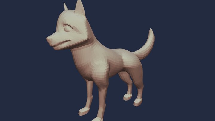 Husky 3D Model