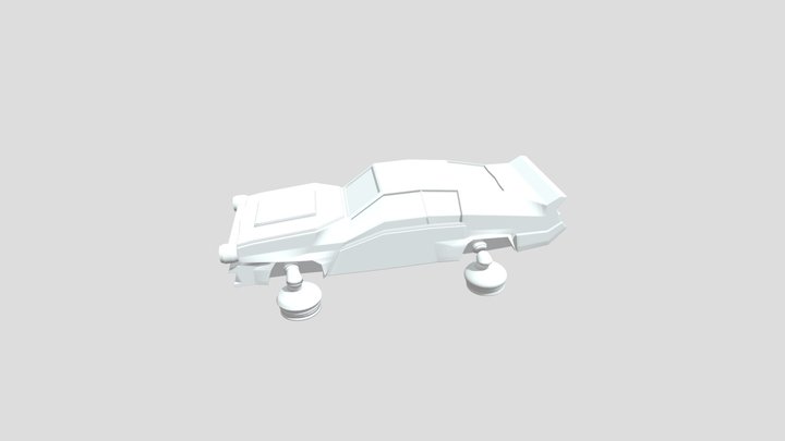 Futuristic Flying Car – Sci-Fi Hover Vehicle