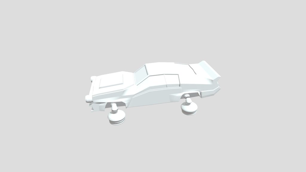 Futuristic Flying Car – Sci-Fi Hover Vehicle