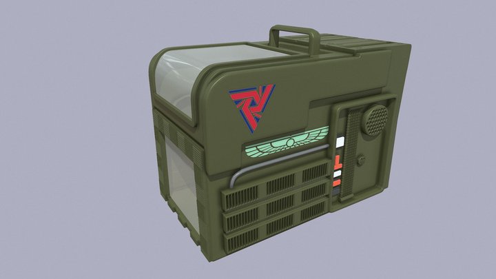 Alien 1979 cat carrier 3D Model