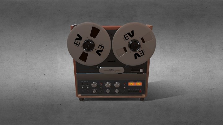 Revox Tape Recorder 3D Model