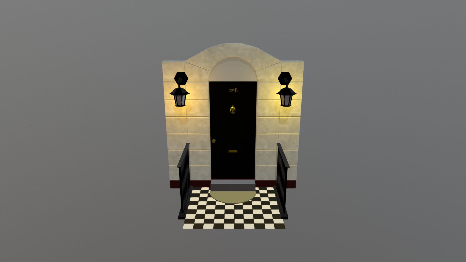 221B Baker Street Door
