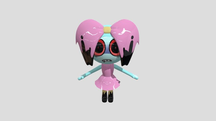 Twisted Poppy 3D Model
