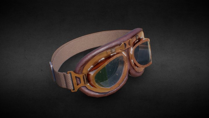 Aviator googles 3D Model