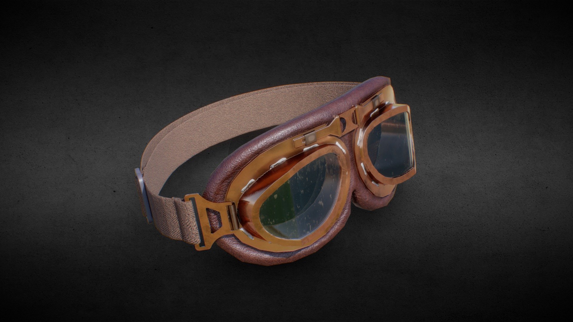 Aviator googles - Download Free 3D model by varin [e8a0b7b] - Sketchfab