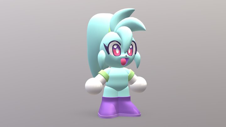 Spaicy Chibi 3D Model