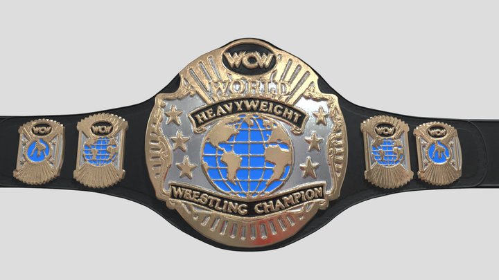 WCW - WORLD HEAVYWEIGHT CHAMPIONSHIP 91-93 BELT – Modello 3D gratuito STL
