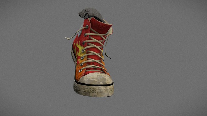 Converse shoes 3D Model
