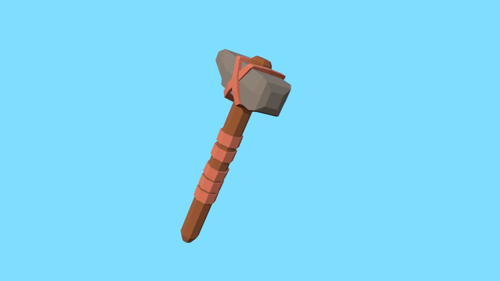 Low Poly survival hammer - Download Free 3D model by David Skalin ...