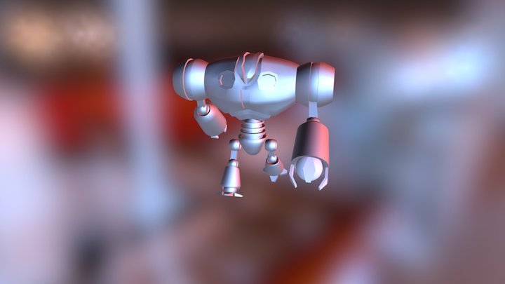 Walking Robot 3D Model