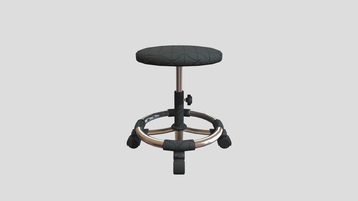 研究室の椅子_Lab Chairs 3D Model
