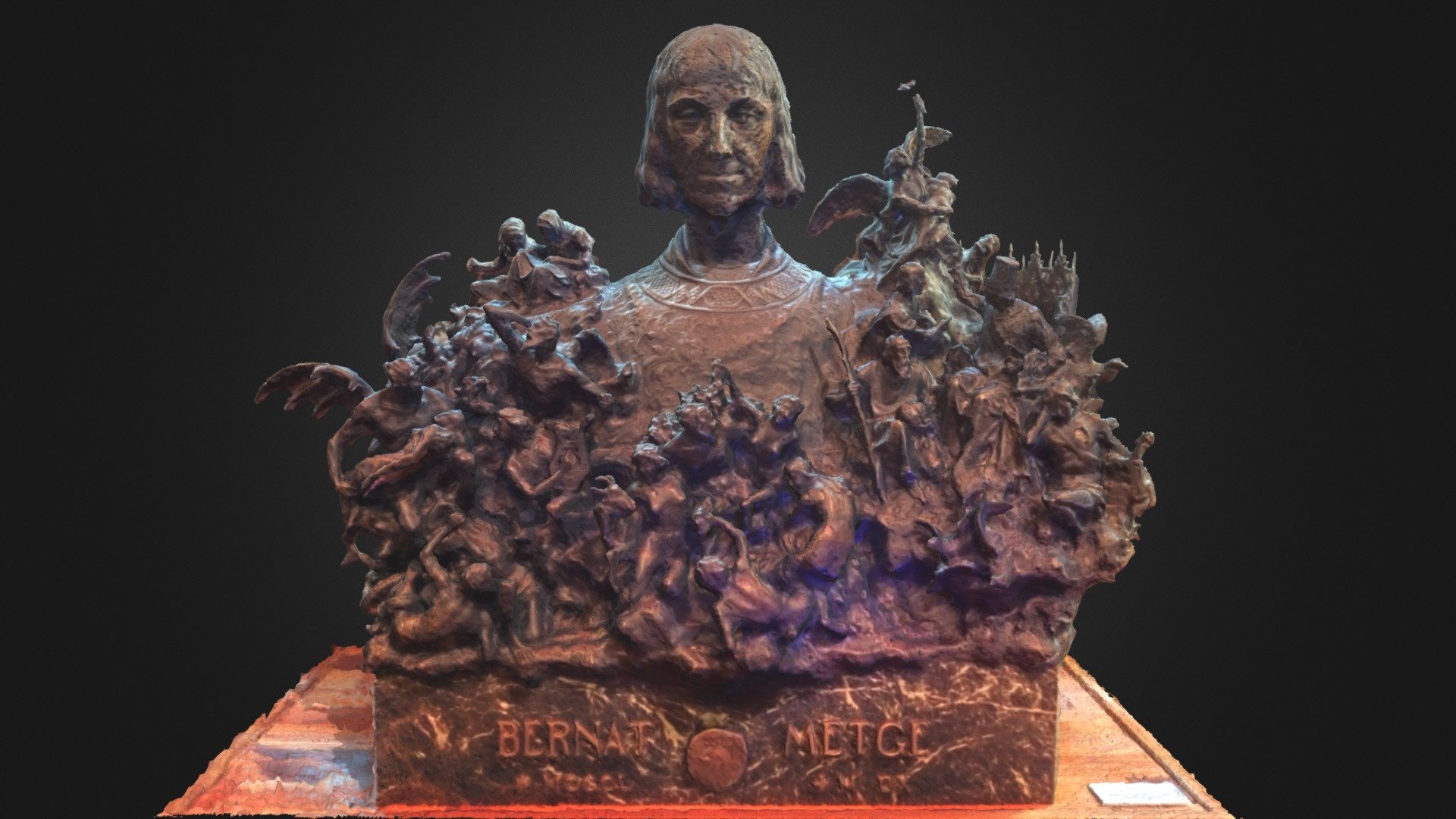 DREAM OF BERNAT METGE, Joan Piqué i Carbó 1925 3D model by the dragon