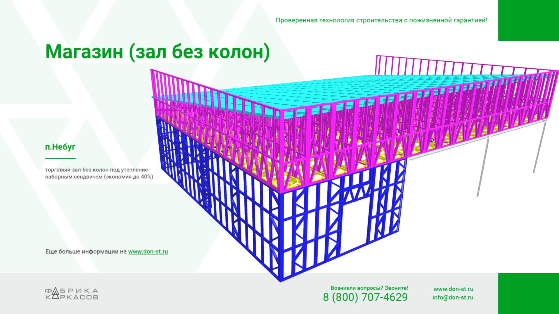 Фабрика каркасов проекты