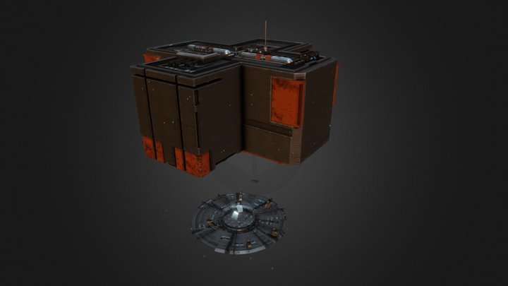 Flying Cross 3D Model