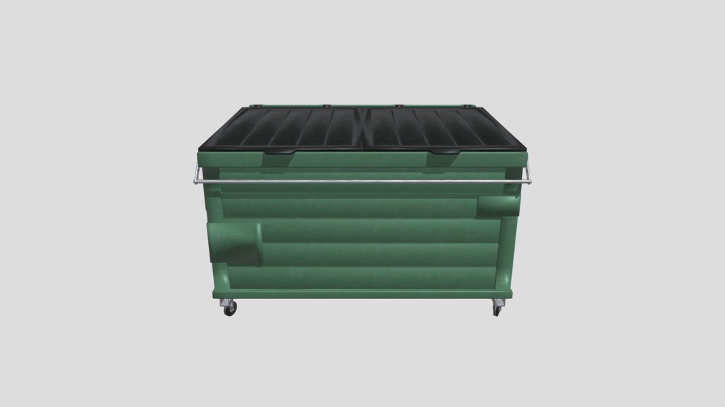 Urabn Green Large Garbage Can