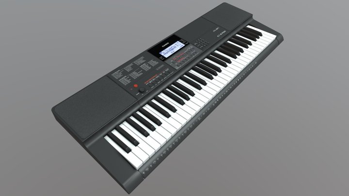 Teclado Personal Casio CT-X700 3D Model