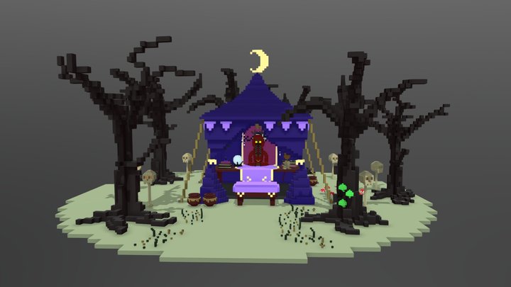 Fortune Teller 3D Model