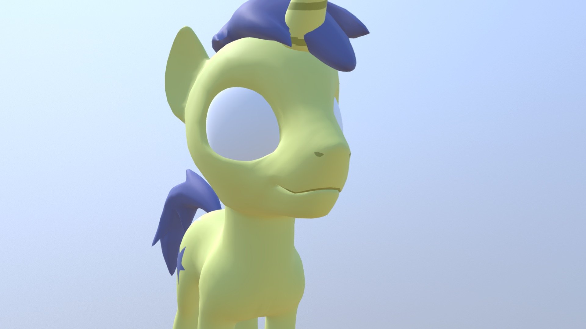 Comet tail pony