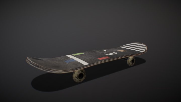 skateboard 3D Model