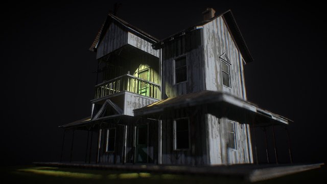 Creepy House 3D Model