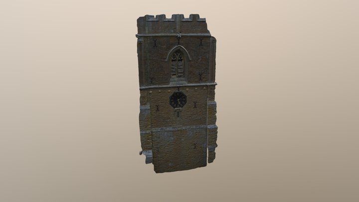 Tower Simplified 3d Mesh 3D Model