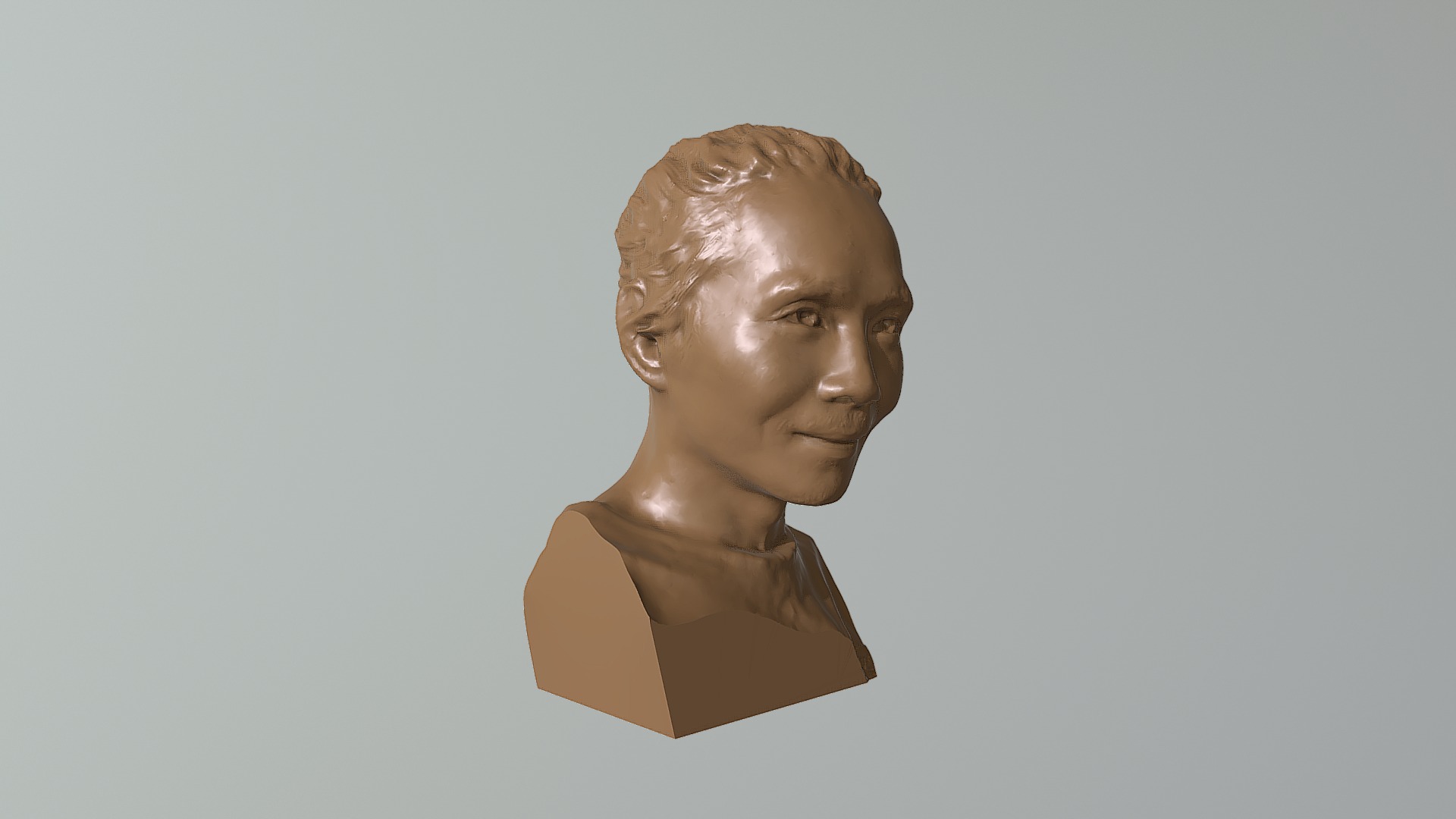 3D model MW Sculpture - This is a 3D model of the MW Sculpture. The 3D model is about a statue of a person.