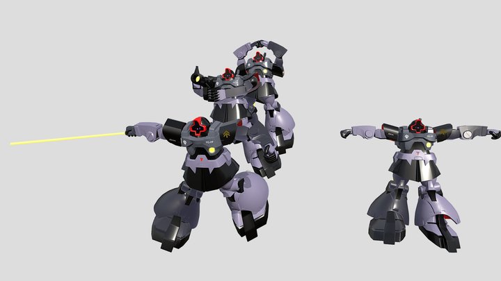 GUNDAM DOM 3D Model