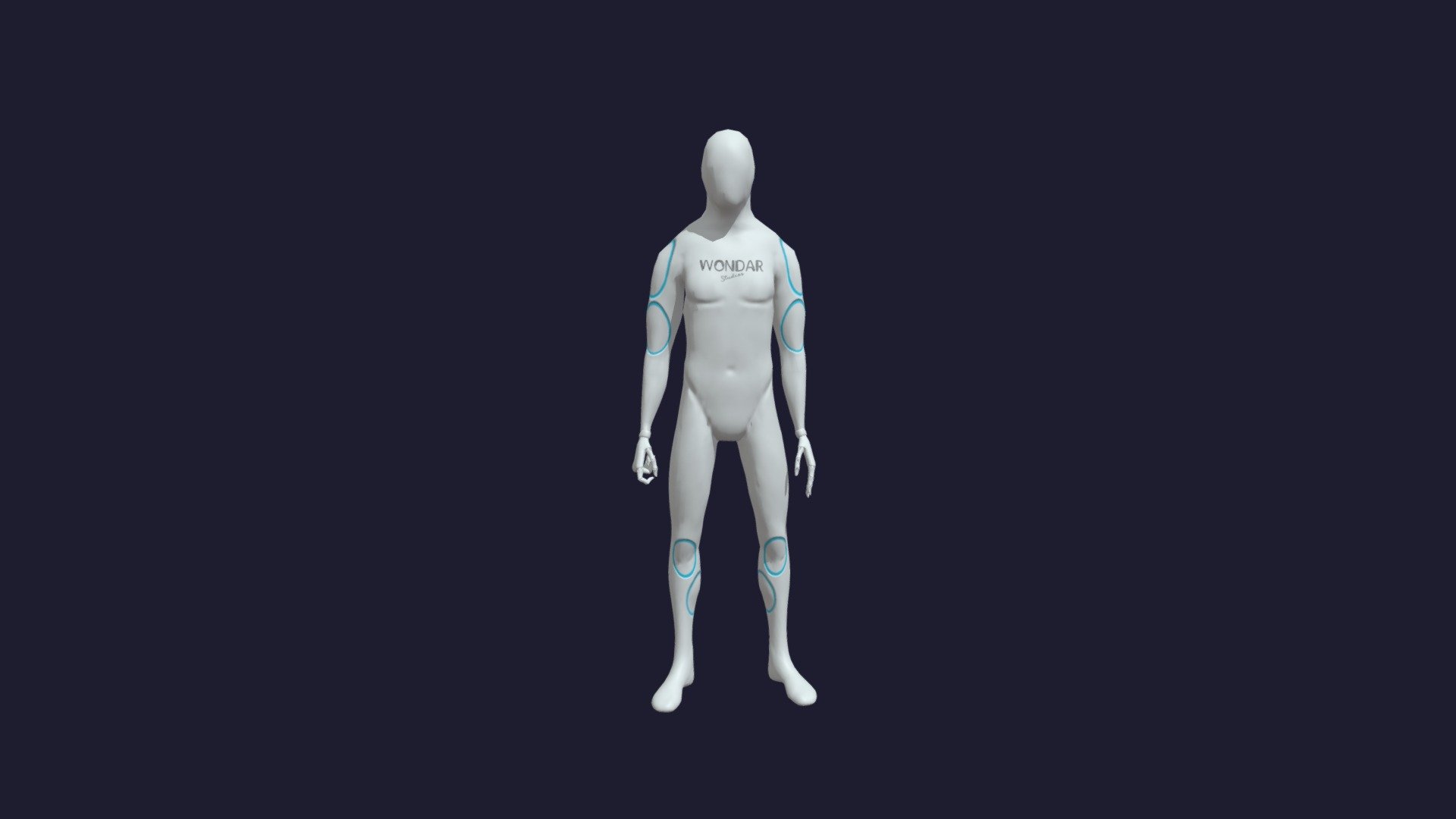 Idle with gun — Sketchfab embed 3D viewer