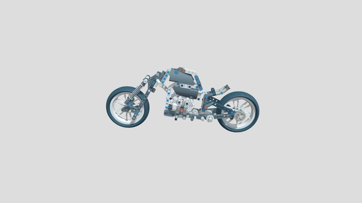 G.U.N. Motorcycle (Sonic Movie Style) 3D Model