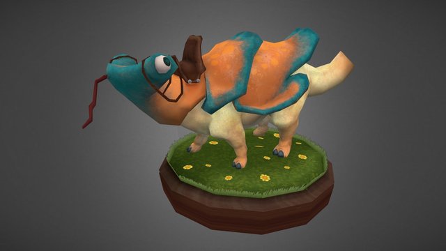 portfolio creature 3D Model