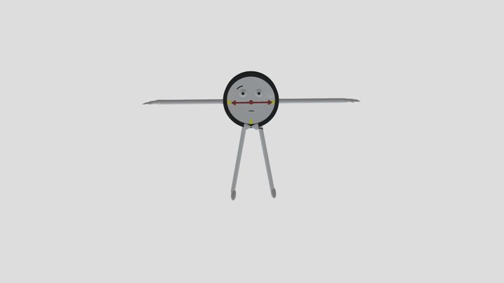 Tony The Clock 3D Model
