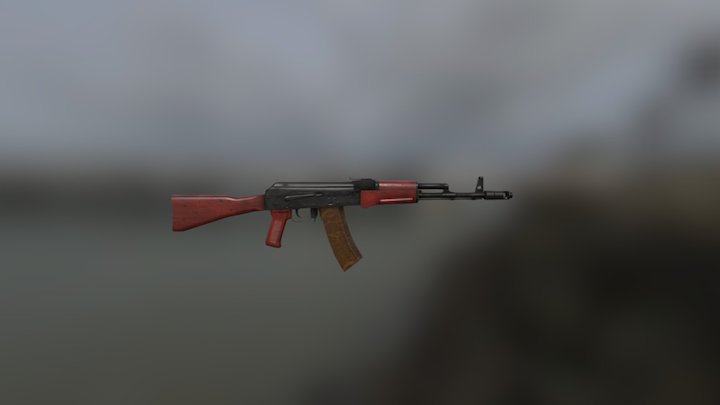 Ak-74m 3D Model