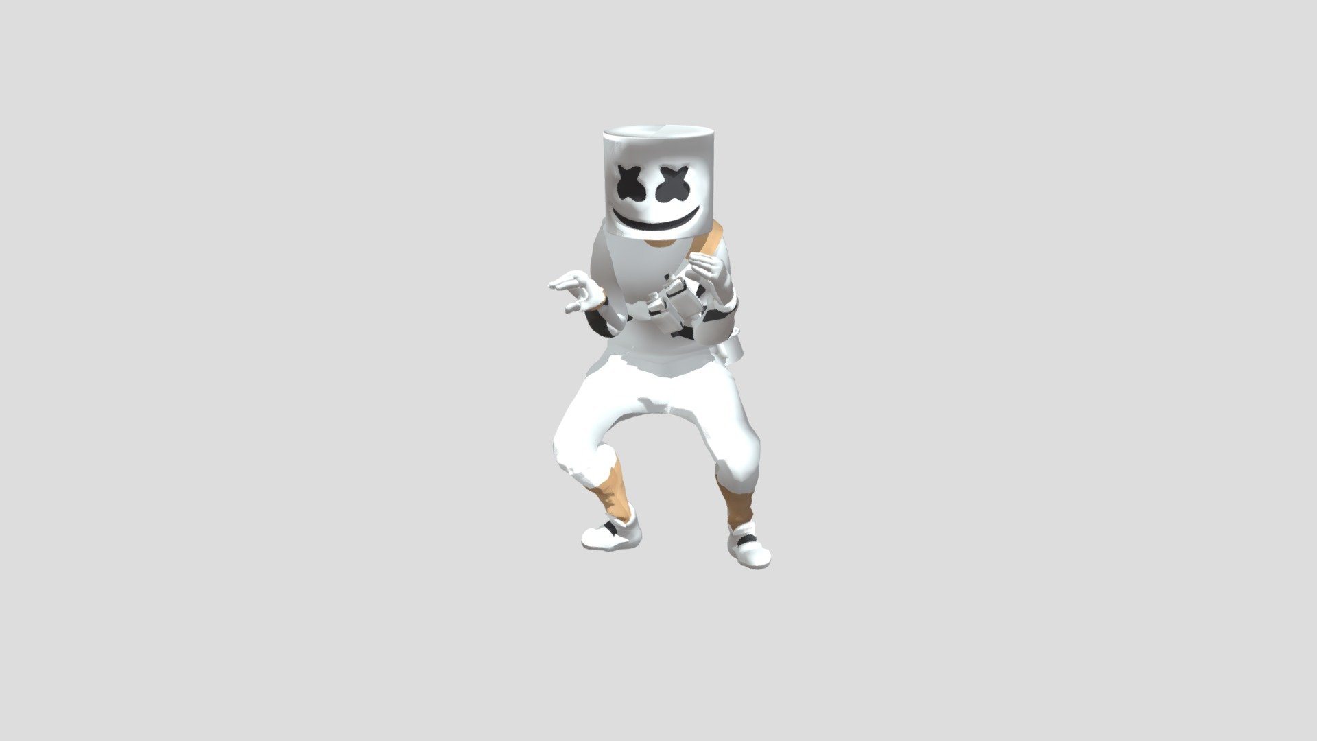 Marshmello Fortnite - 3D model by welme [e8a9c74] - Sketchfab