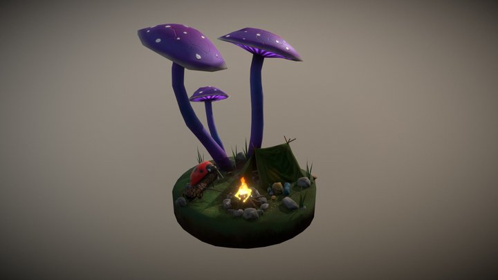Camping bug 3D Model