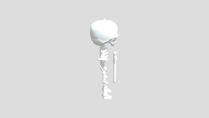 Military Skeleton 3D Model