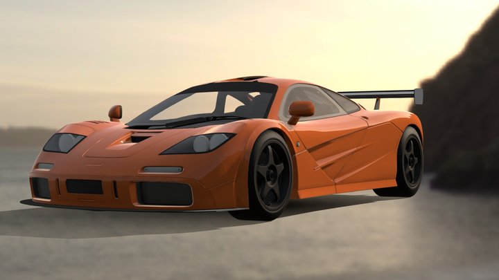 Mclaren F1 LM 3D Model