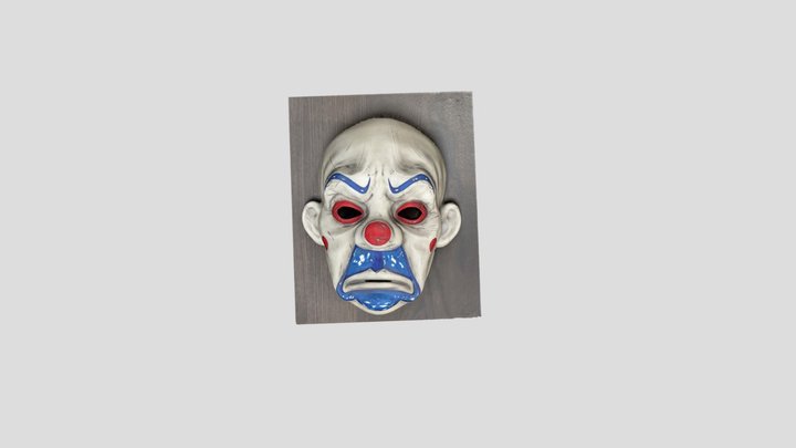 queenstudios joker mask 3D Model