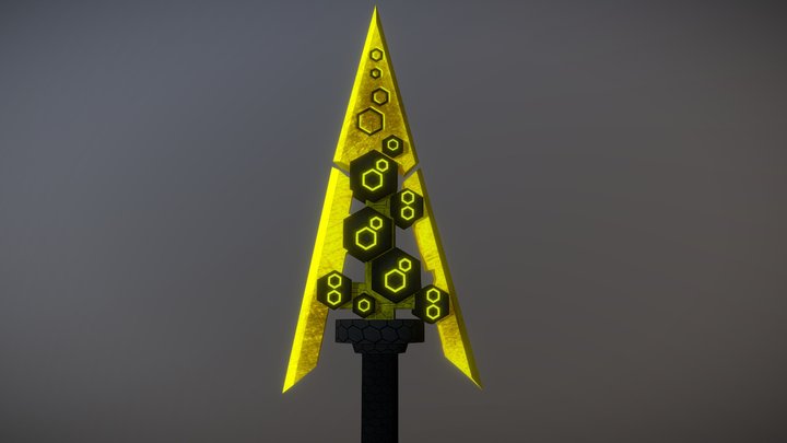 Hexa-Dagger 3D Model