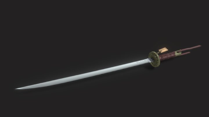Katana (Low-poly) 3D Model