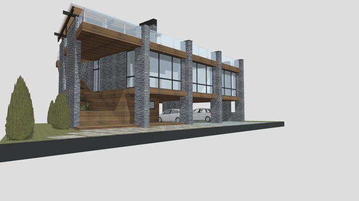 дом КАЗАНЬ 1 3D Model