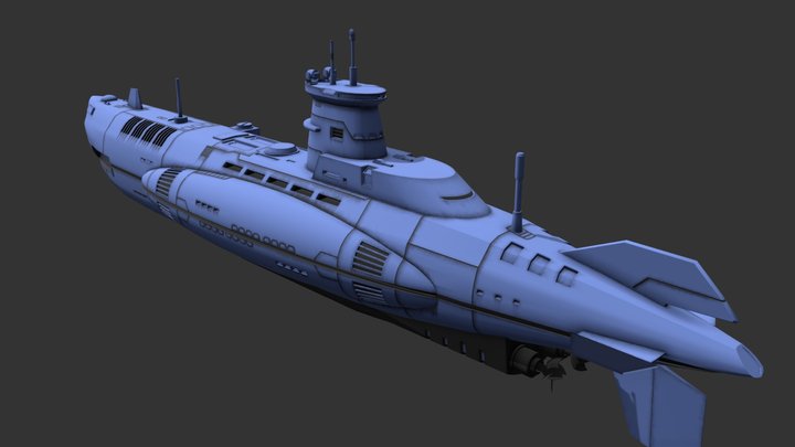 Blue Shark Zero 3D Model