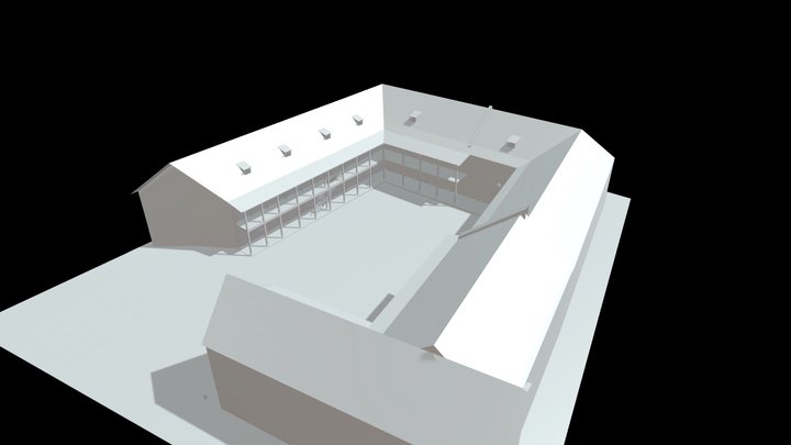 Конюшенный двор 3D Model