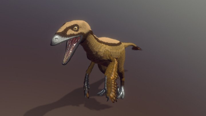 Deinonychus 3D Model