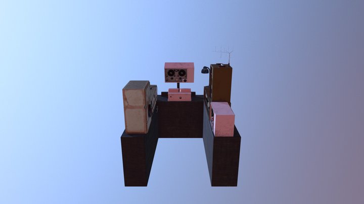Radio Room 3D Model