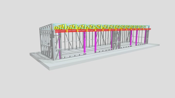 Pavilion 18_48x3_84 3D Model