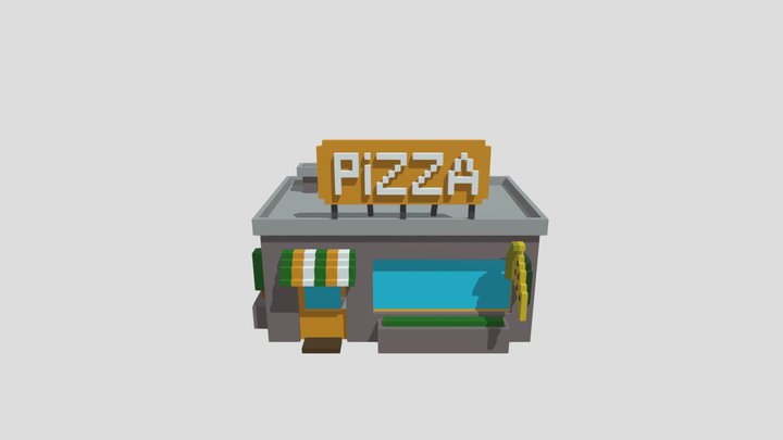 Pizza Cafe 3D Model