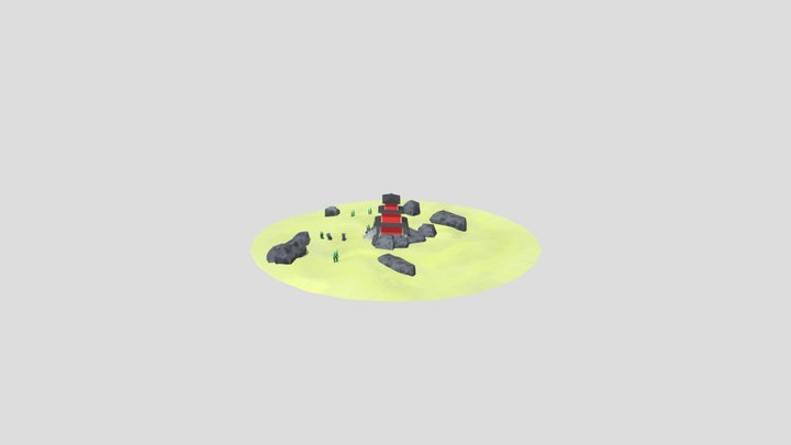 temple scetchfab 3D Model